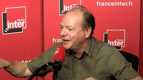 L'historien Patrick Boucheron au micro de France Inter