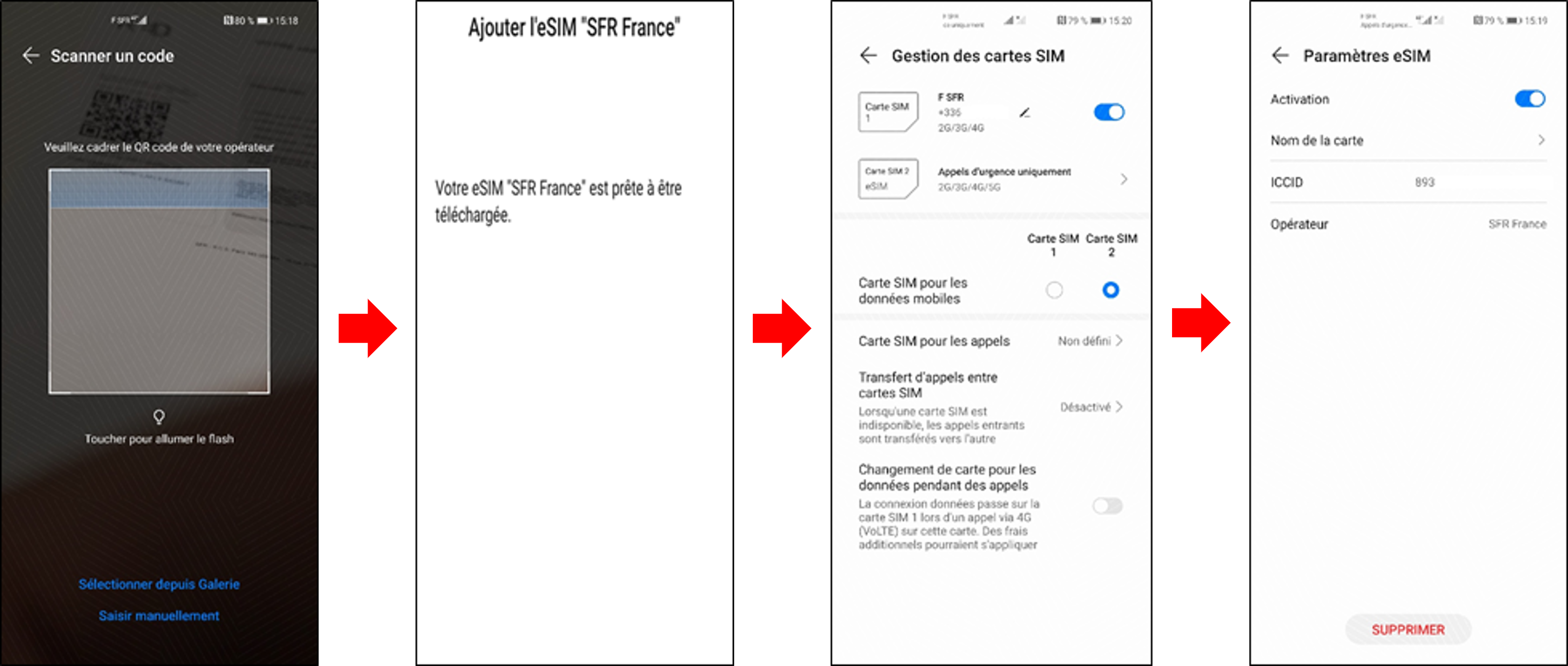 visuel présentant la suite du parcours d