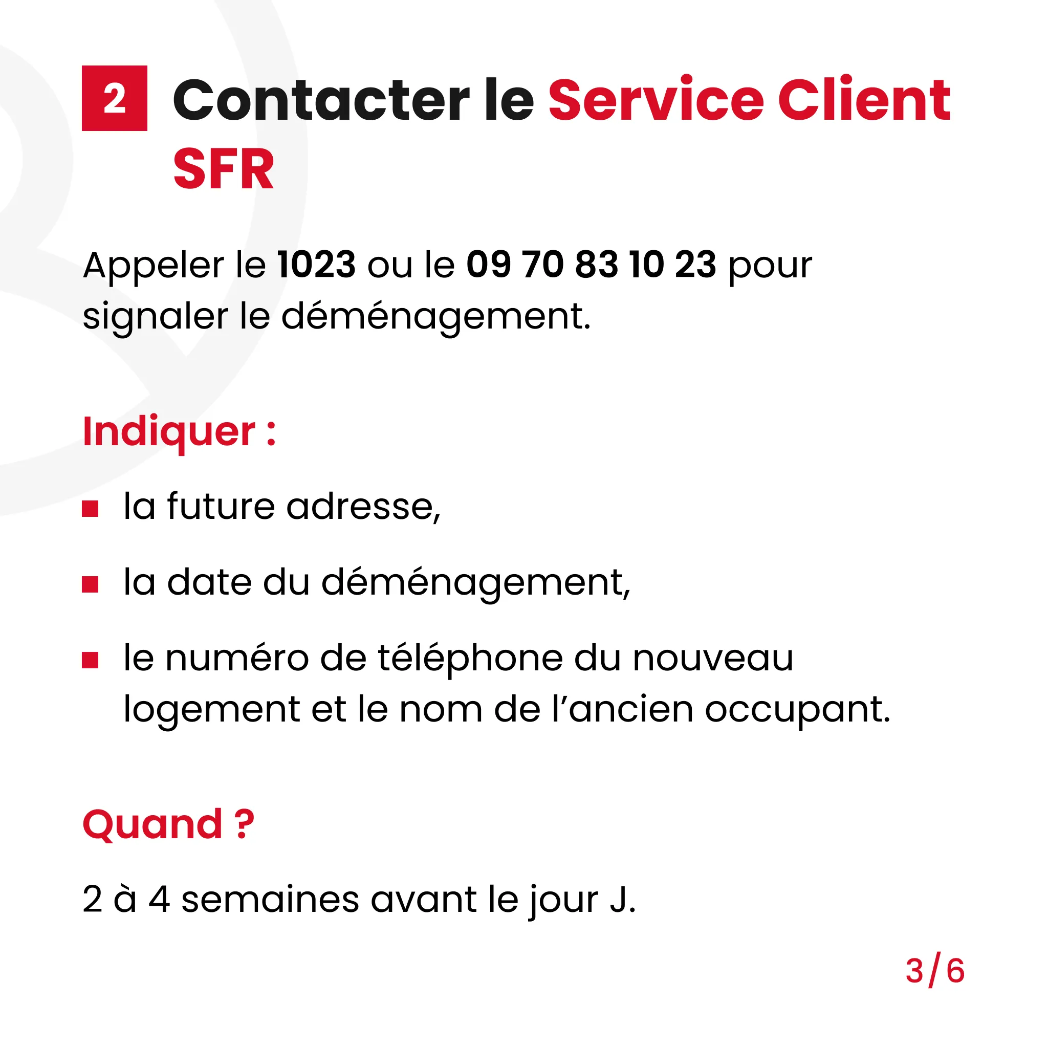 contacte le service client