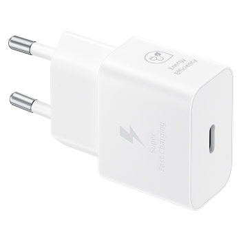 Base chargeur secteur USB-C GaN 25W Samsung blanc