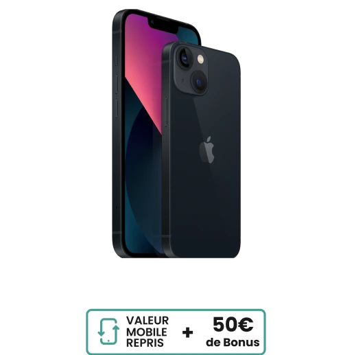 iPhone 13 : valeur reprise mobile + 50€ de bonus