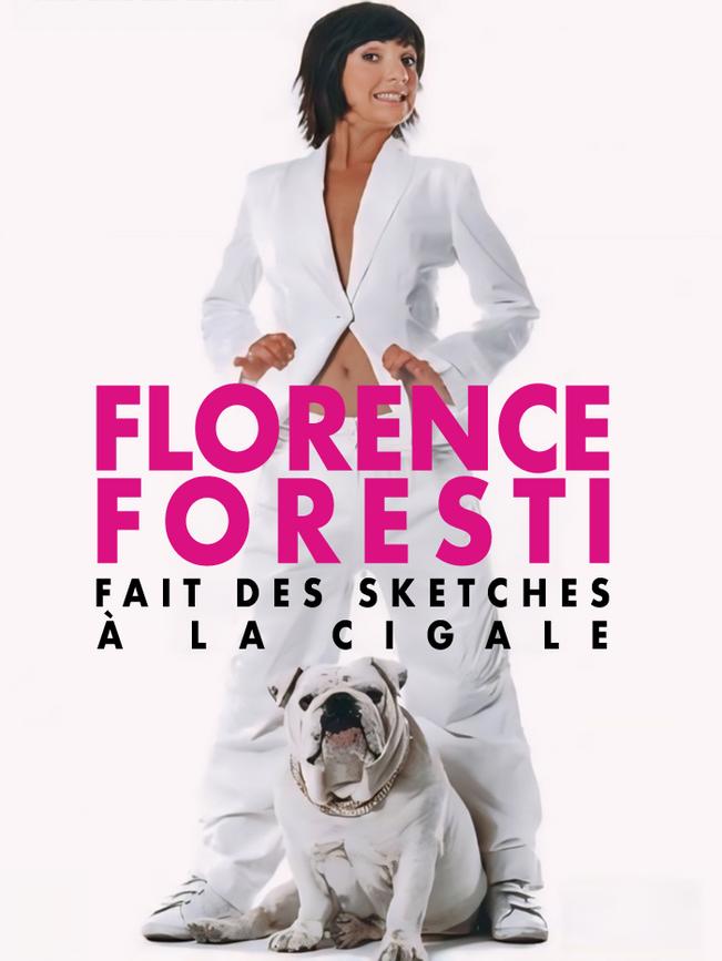 Florence Foresti fait des sketchs à la Cigale