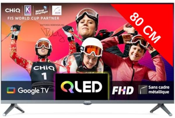 TV QLED Full HD 80 cm CHIQ Smart TV 32" L32QM8T