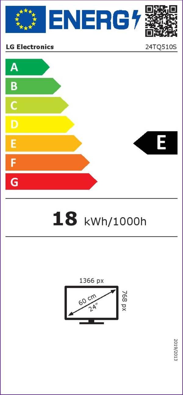 TV LED 60 cm LG 24" - 24TQ510S-PZ