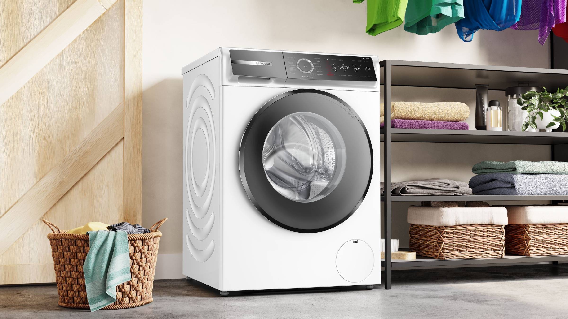 Lave linge Frontal BOSCH Série 8 1400 trs/min 9kg - WGB24400FR