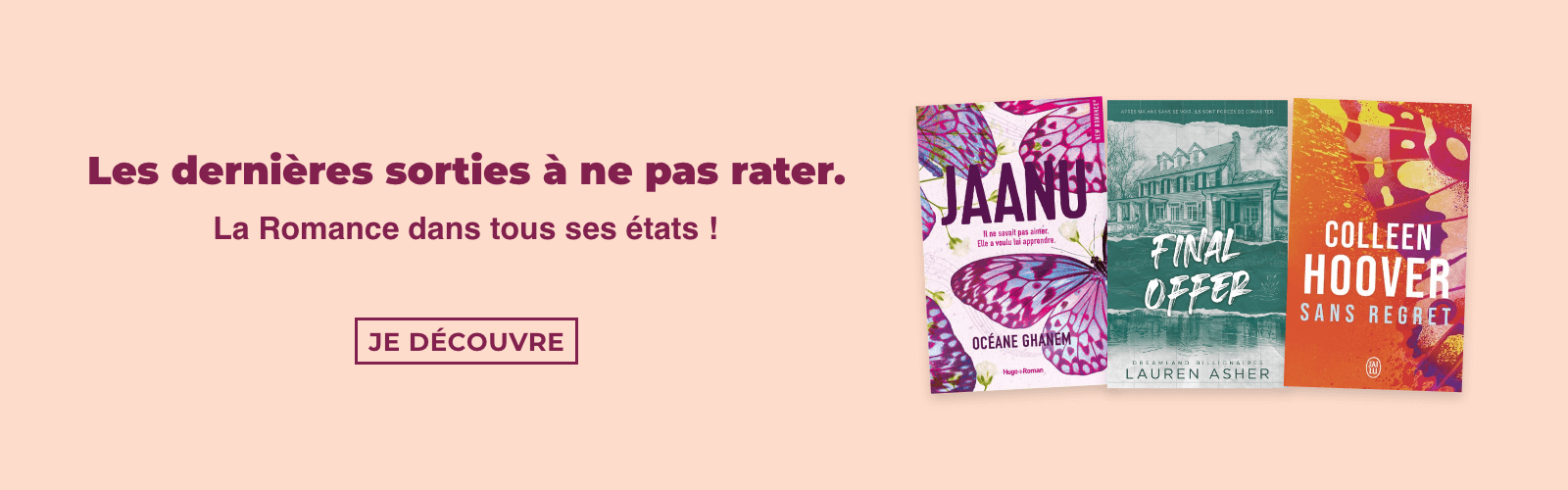 Nouveautés Romances de cet été