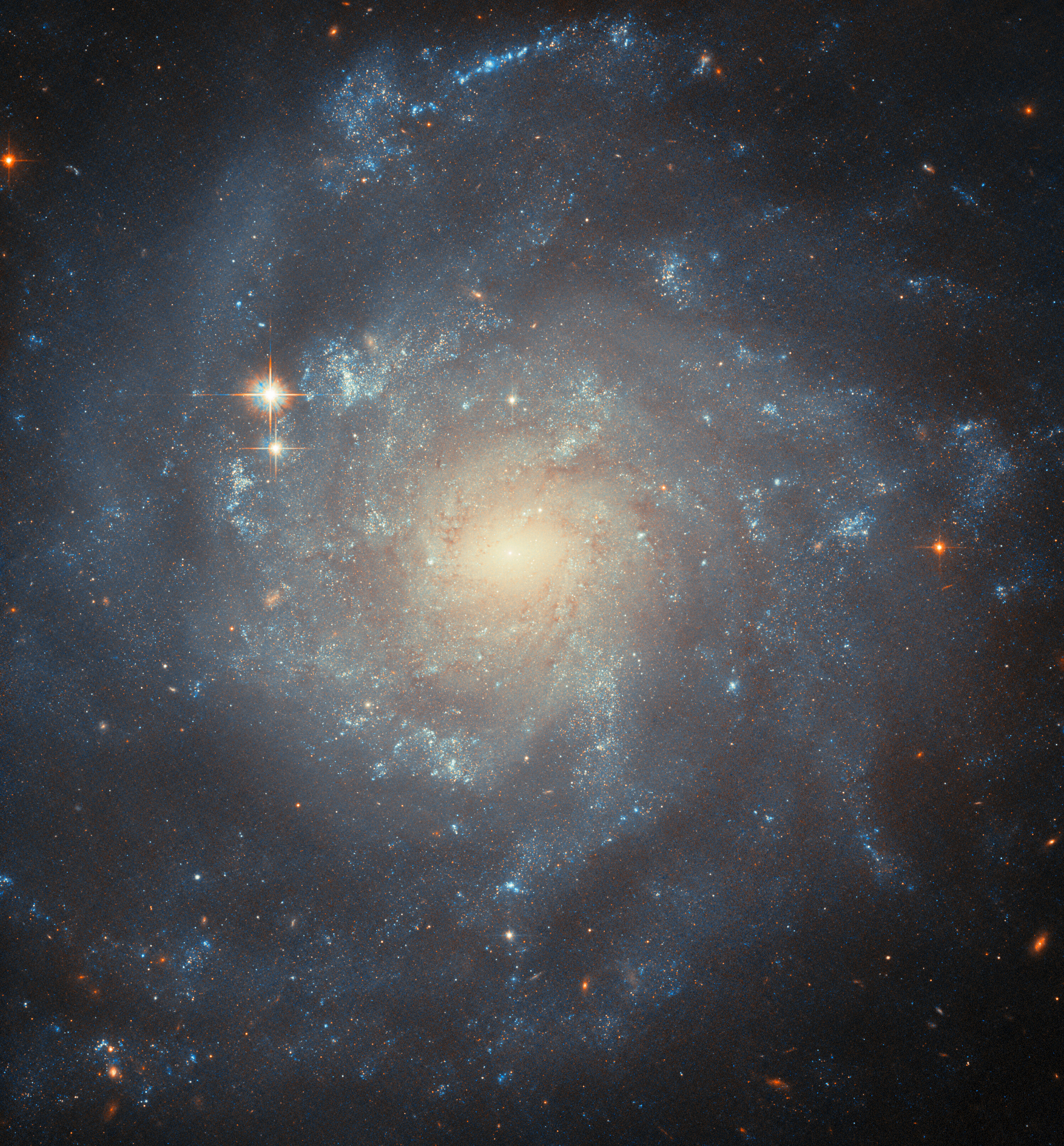 Hubble Examines a Spiral Star Factory