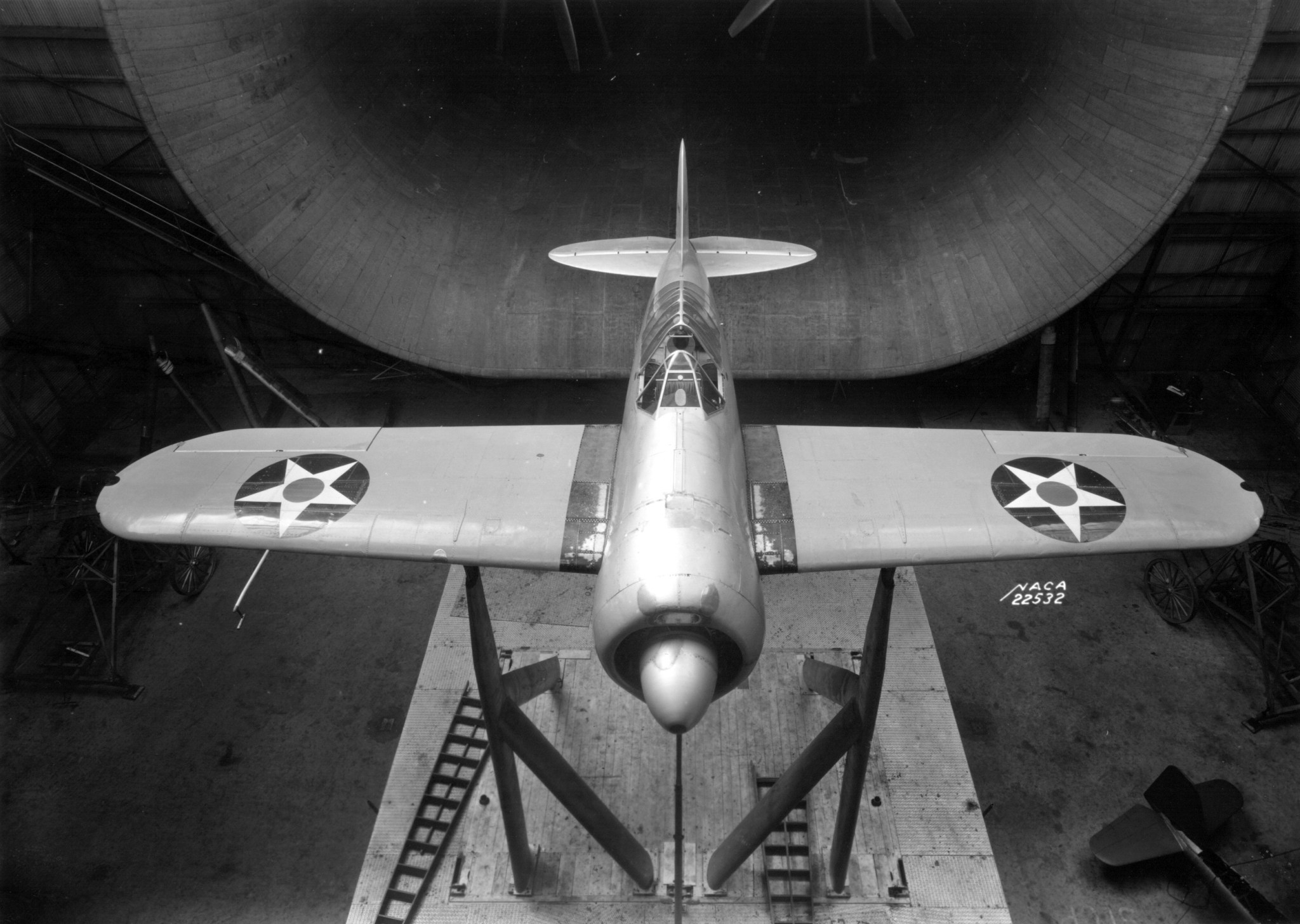 U.S. Navy Brewster Buffalo experimental aircraft