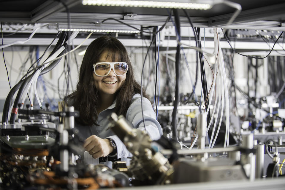 Debbie Jin in her Lab