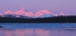 Winter light on the Fairweather Range