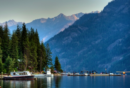 Stehekin - Looking down Lake ChelanStehekin sits at the top of Lake Chelan, welcoming visitors to take a life at a slower pace.