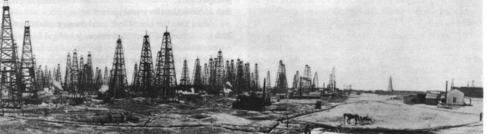 Figure 21. Image of Spindletop oil field, near Beaumont, Texas, discovered in 1901, inaugurated a new era in the use of energy 
resources.