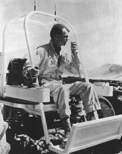 Figure 40. Photo of an astronaut in the Survey training program 
for geologic investigations of the Moon, 1963.