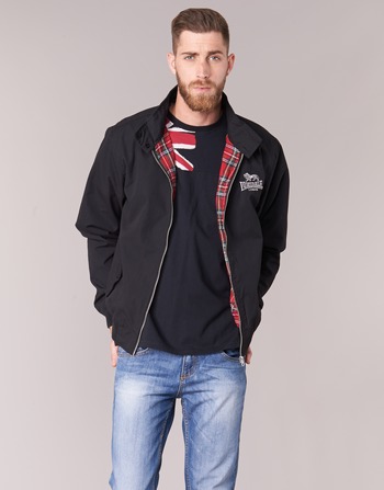 Υφασμάτινα Άνδρας Μπουφάν Lonsdale HARRINGTON Black