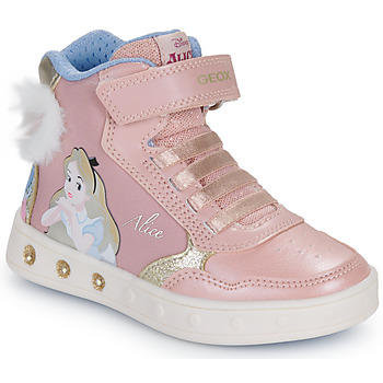 Παπούτσια Κορίτσι Ψηλά Sneakers Geox J SKYLIN GIRL Ροζ