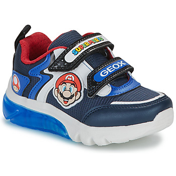 Παπούτσια Αγόρι Χαμηλά Sneakers Geox J CIBERDRON BOY Marine / Μπλέ