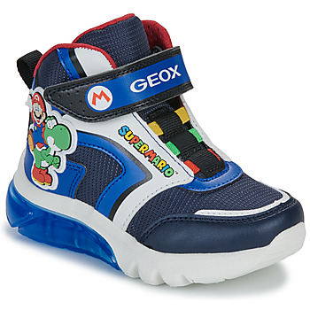 Παπούτσια Αγόρι Ψηλά Sneakers Geox J CIBERDRON BOY Marine / Μπλέ