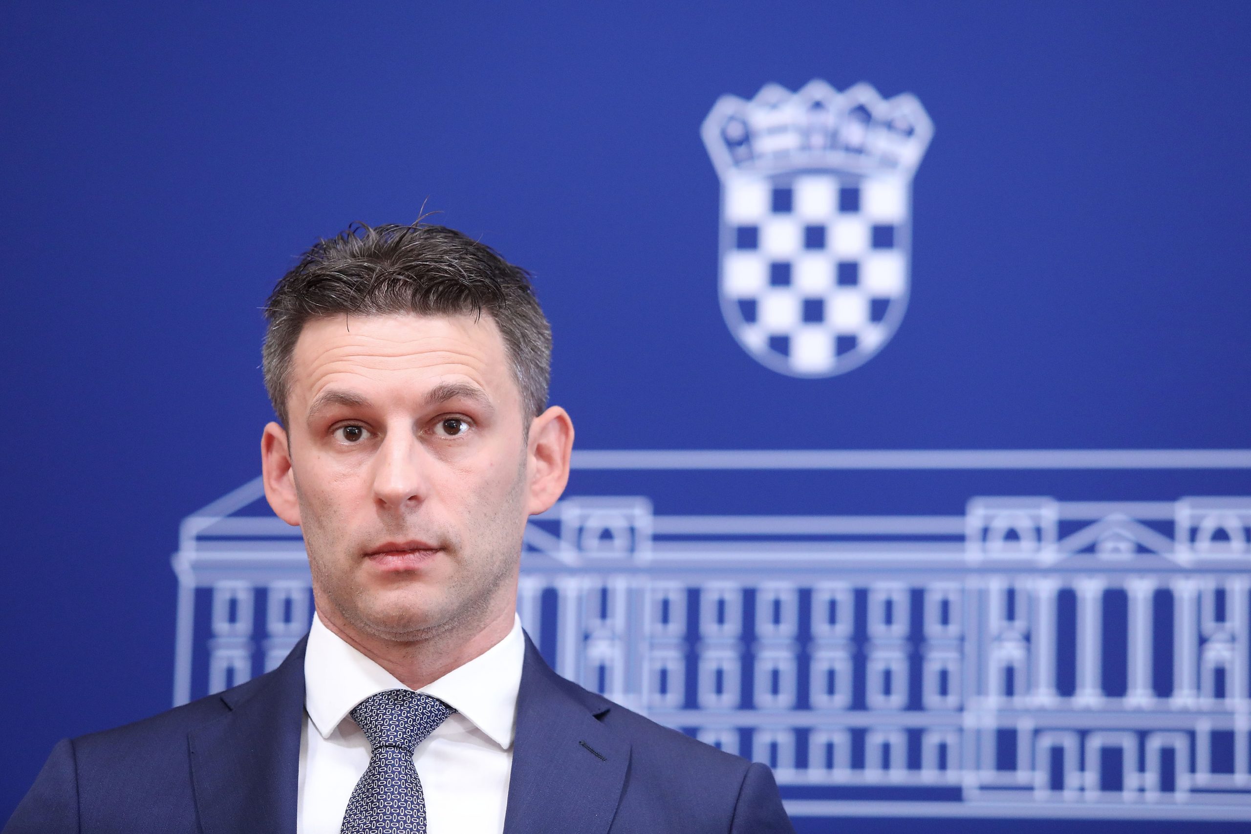 08.09.2020., Zagreb - U Saboru je odrzana konferencija za medije Kluba zastupnika Mosta nezavisnih lista, na kojoj su o temi: Prijeteca ovrsna kriza govorili zastupnici Bozo Petrov, Nikola Grmoja i Marin Miletic. 
Photo: Patrik Macek/PIXSELL