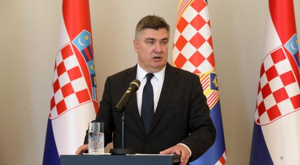 04.07.2023.,Zagreb - Predsjednik Republike Hrvatske Zoran Milanović odrzao je  konferenciju za medije Photo: Robert Anic/PIXSELL