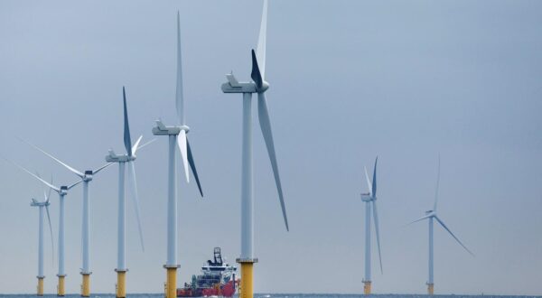 The first subsidy-free wind farm in the world, the Hollandse Kust Zuid with 139 wind turbines, is seen at sea near Ijmuiden, Netherlands, September 25, 2023. REUTERS/Piroschka van de Wouw Photo: Piroschka van de Wouw/REUTERS