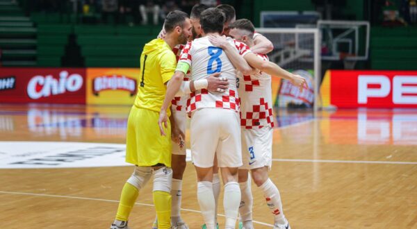 16.04.2024., KC Drazen Petrovic, Zagreb - Druga utakmica dodatnih kvalifikacija za plasman na Svjetsko prvenstvo u futsalu, Hrvatska - Poljska.  Photo: Luka Stanzl/PIXSELL