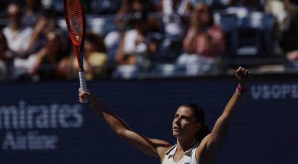 Tennis - U.S. Open - Flushing Meadows, New York, United States - September 3, 2024 Emma Navarro of the U.S. celebrates winning her quarter final match against Spain's Paula Badosa REUTERS/Shannon Stapleton Photo: SHANNON STAPLETON/REUTERS