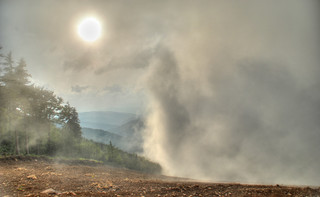 Felh a vlgyben (HDR)