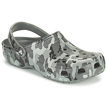 Cipők Férfi Klumpák Crocs CLASSIC PRINTED CAMO CLOG Álcáz / Szürke