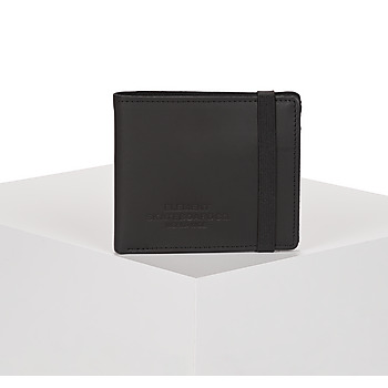 Táskák Férfi Pénztárcák Element STRAPPER LEATHER WALLET Fekete 