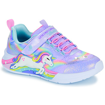 Cipők Lány Rövid szárú edzőcipők Skechers UNICORN CHASER Lila / Többszínű