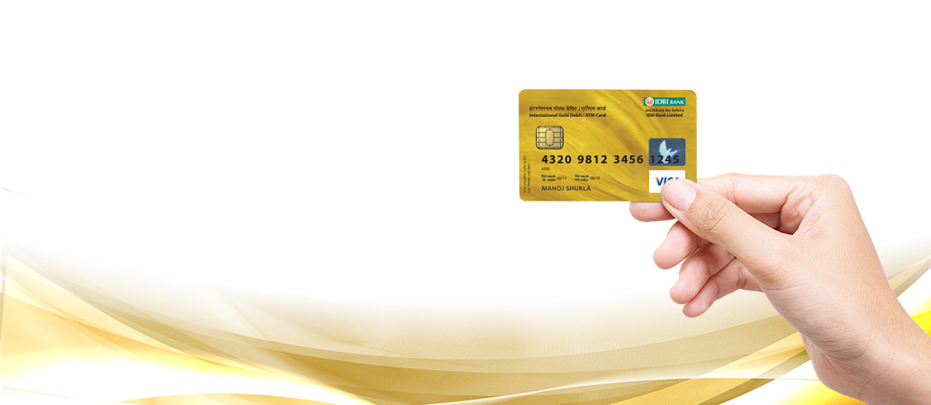 Gold Debit Card Banner