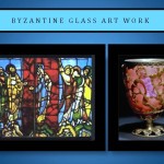 Byzantine glass art work