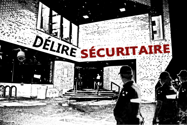 Le délire sécuritaire de l'UQAM: https://vaguesecuritaireuqam.wordpress.com