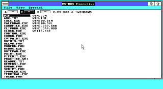 Windows 2.01 File Manager