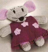 Игрушка «Мышка» 32 Fashion Baby Phildar №3091