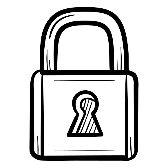 Graphic of a lock