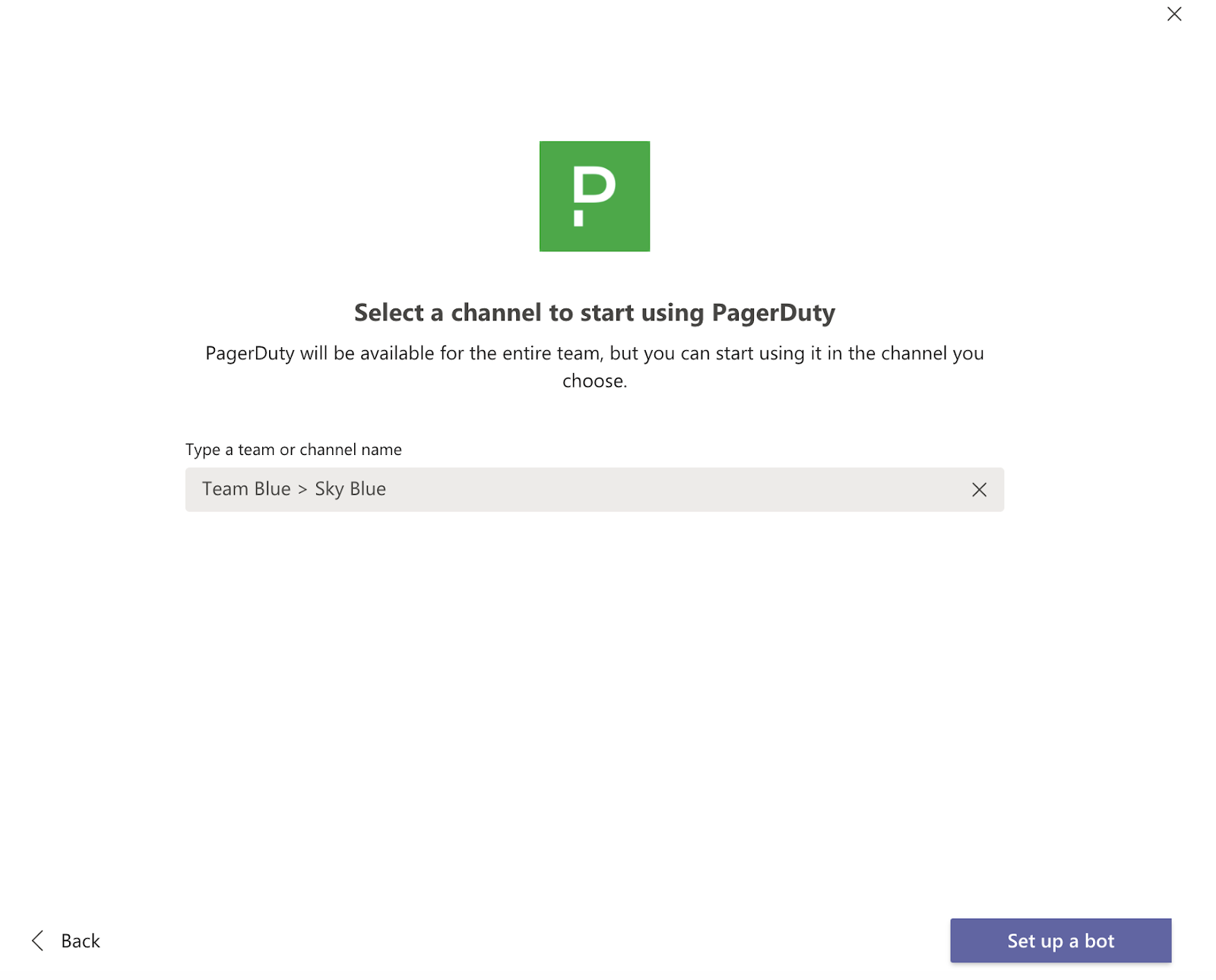 PagerDuty installation