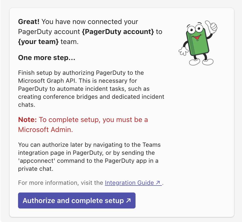 Microsoft API Authorization Prompt