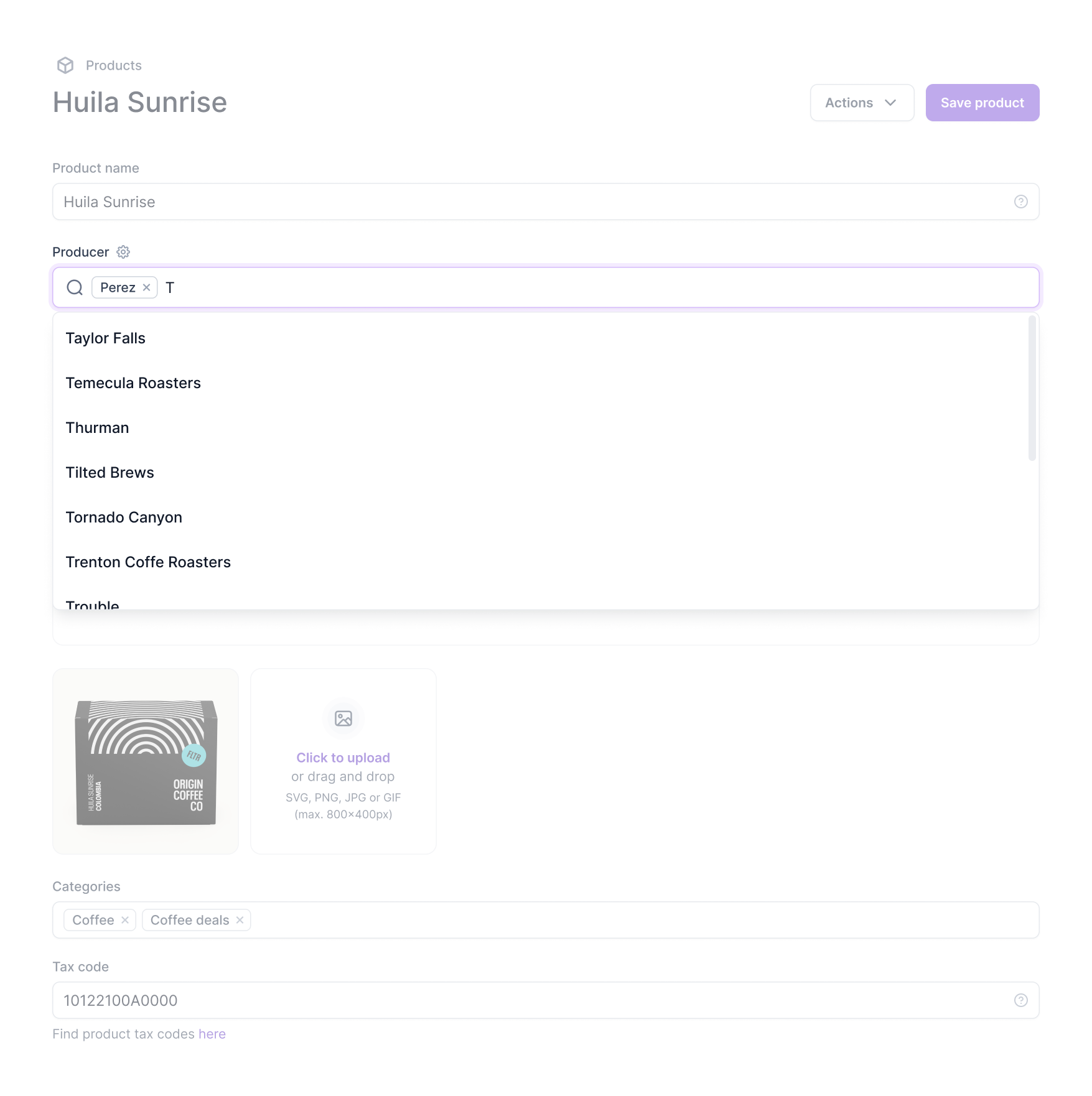 Dashboard view of Lookup field