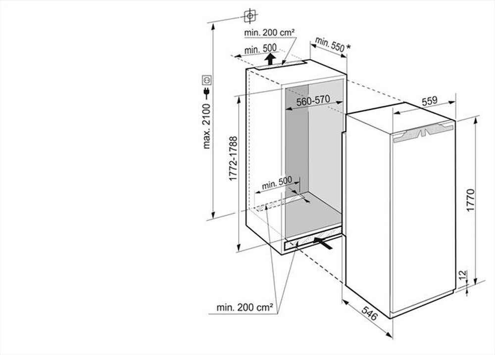 "LIEBHERR - Congelatore verticale SIFNF 5128-20 Classe F 213 l-Bianco"