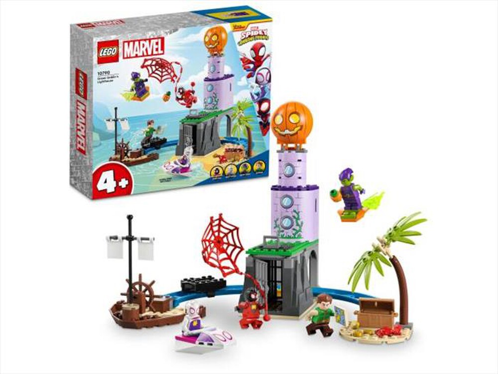 "LEGO - MARVEL Team Spidey al faro del Goblin - 10790-Multicolore"