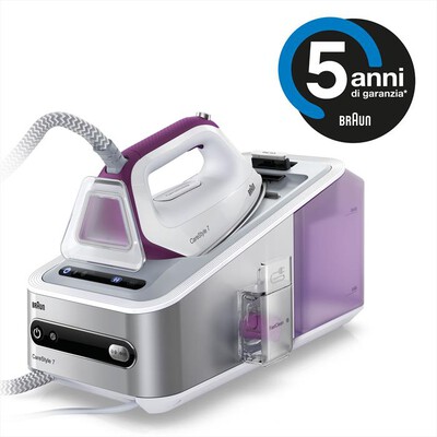 BRAUN - Sistema stirante CARESTYLE 7 IS7144WH-Bianco e silver