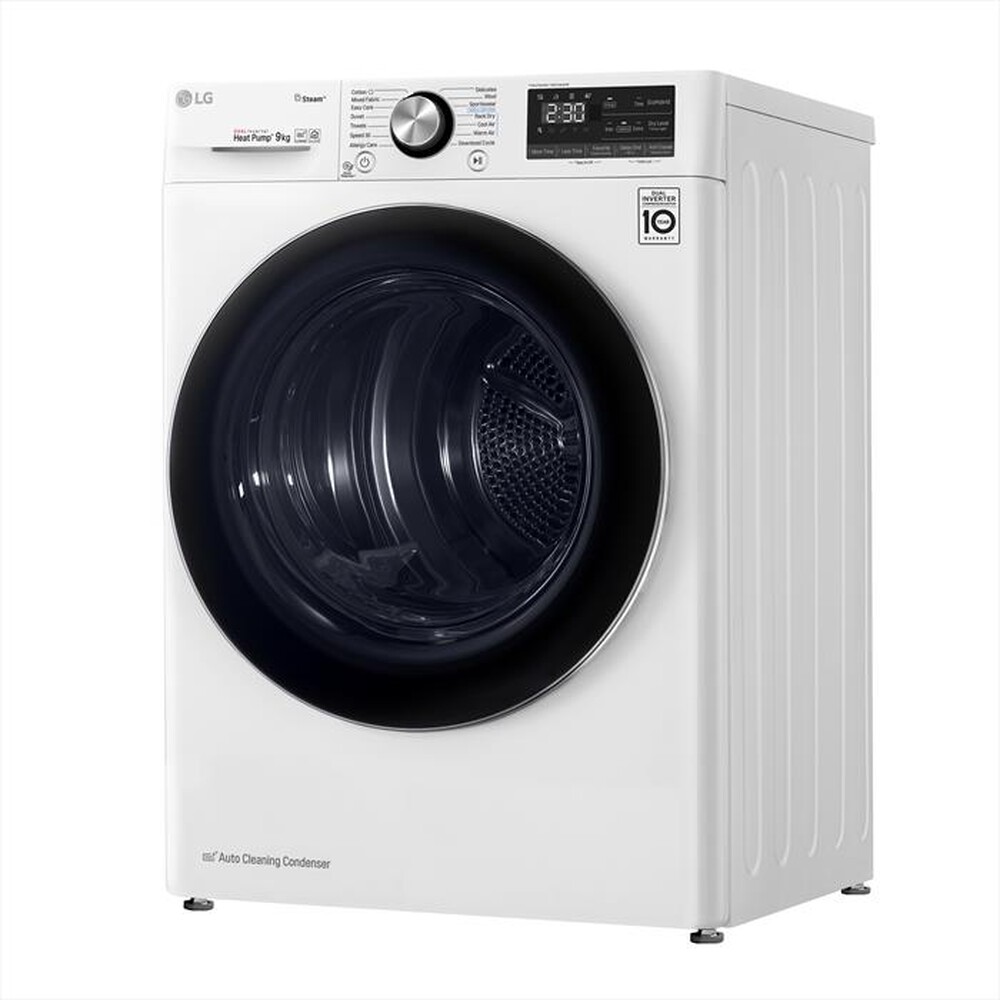 "LG - Asciugatrice RC90V9AV2W - 9 Kg - A+++-White"