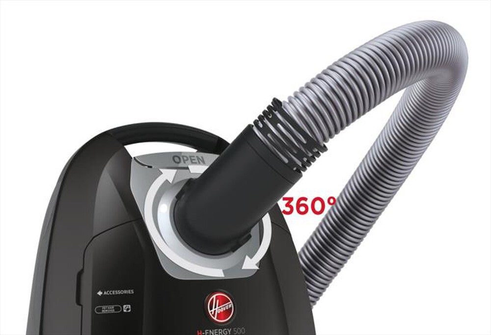 "HOOVER - Aspirapolvere a traino HE520PET 011-Nero"