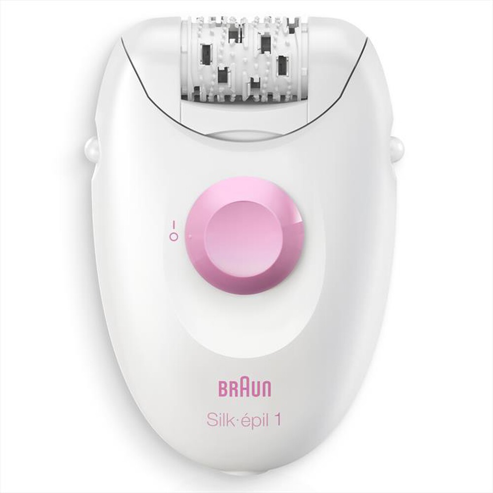 "BRAUN - Epilatore SILK-EPIL 1 1-000-BIANCO/ROSA"