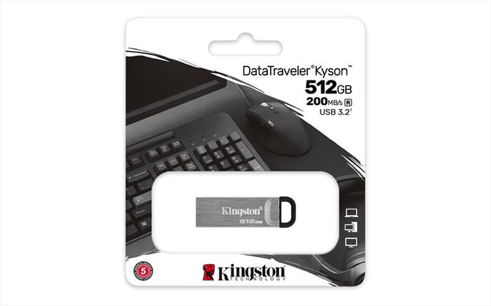 "KINGSTON - Memoria 512 GB DTKN/512GB-SILVER"