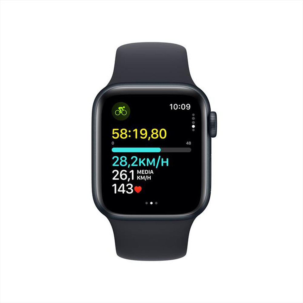 "APPLE - Watch SE GPS Cassa 40mm - S/M-Mezzanotte"