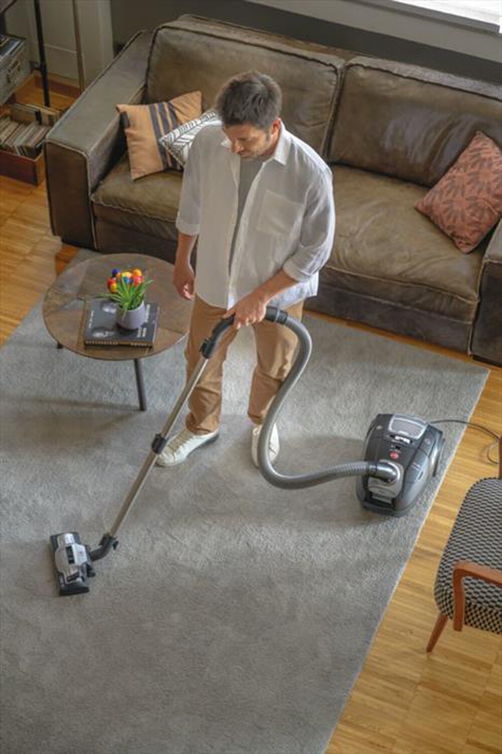 "HOOVER - Aspirapolvere a traino HE520PET 011-Nero"