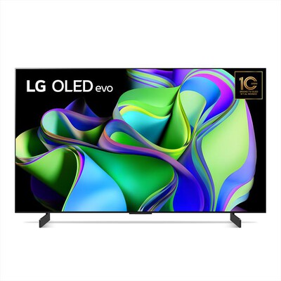 LG - Smart TV OLED UHD 4K 42" OLED42C34LA-Argento