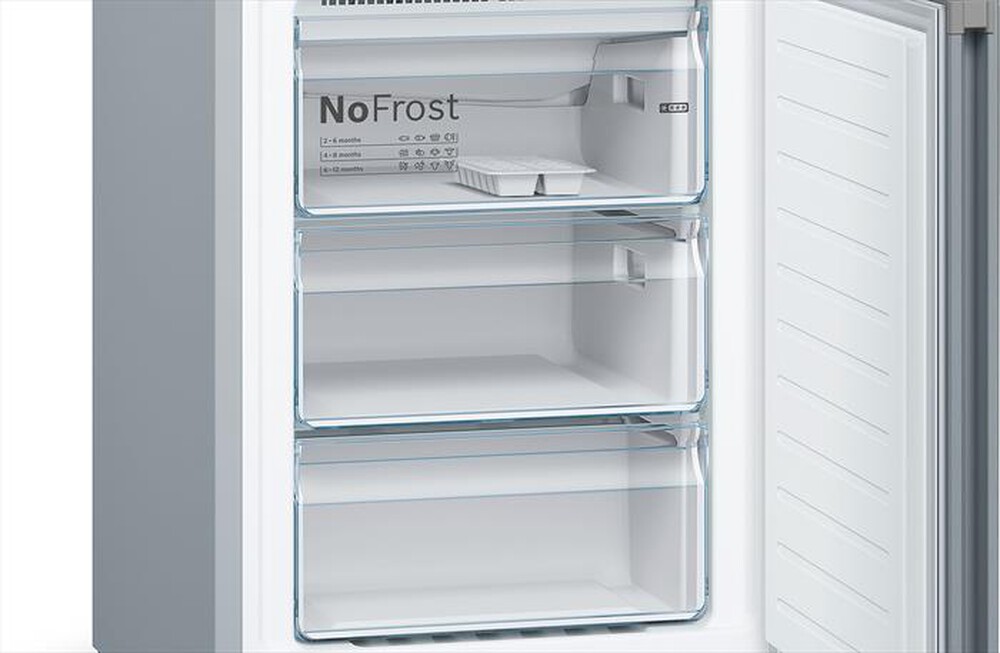 "BOSCH - Frigorifero combinato KGN392LDC Classe D 368 lt-Inox look"